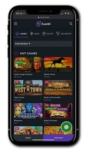 iLUCKi Casino mobile screenshot